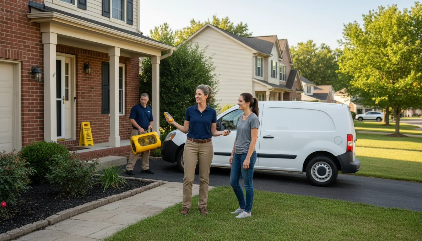 Water restoration image for Dehumidification And Cleanup Services in Auburn Hills, MI